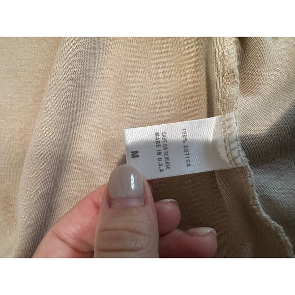 Barbara Lesser Women's Fringe Vest Open Front Size Medium Tan Western - Picture 2 of 7